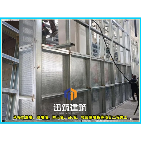 菏泽防火抗爆墙 耐火4h 抗爆压力值3mpa